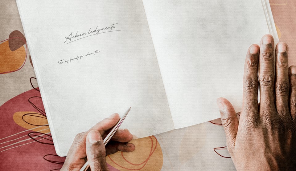 Featured image for How To Write Your Book Acknowledgments
