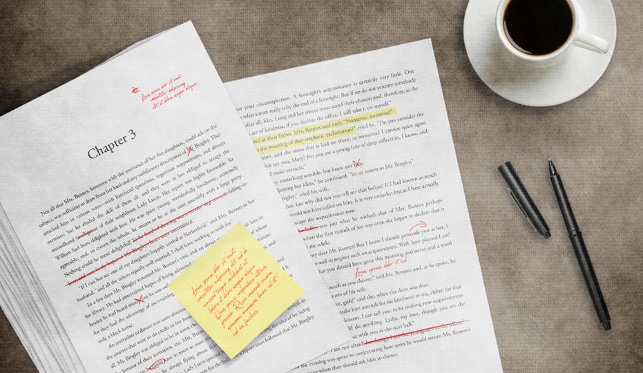 Featured image for How To Edit A Book (Self Editing Tips From A 4X NY Times Bestseller)