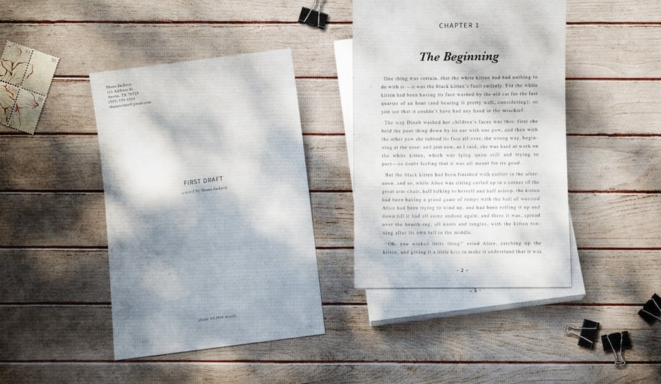 Featured image for How To Write Your First Draft (Scribe and Vomit Draft Method)