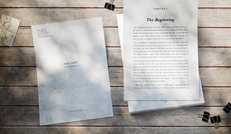 Featured image for How To Write Your First Draft (Scribe and Vomit Draft Method)