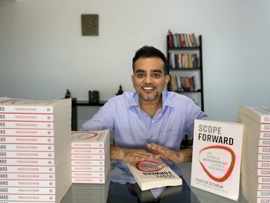 Praveen Suthrum’s Book is Improving the Lives of GI Doctors Worldwide (and Landed Him a Seat Inside a Million-Dollar Startup)