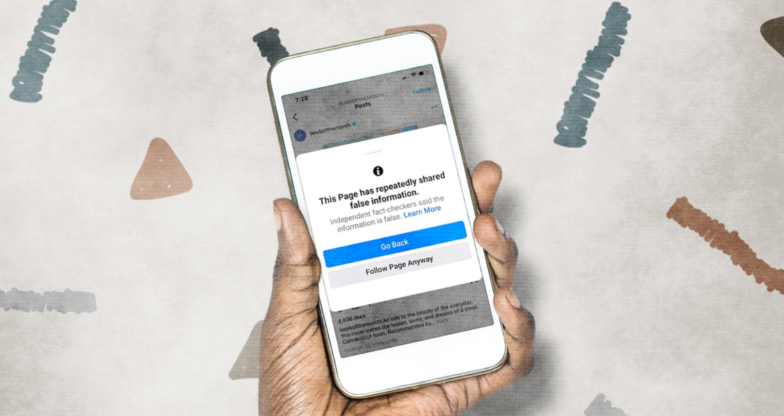 false information notification on smart phone