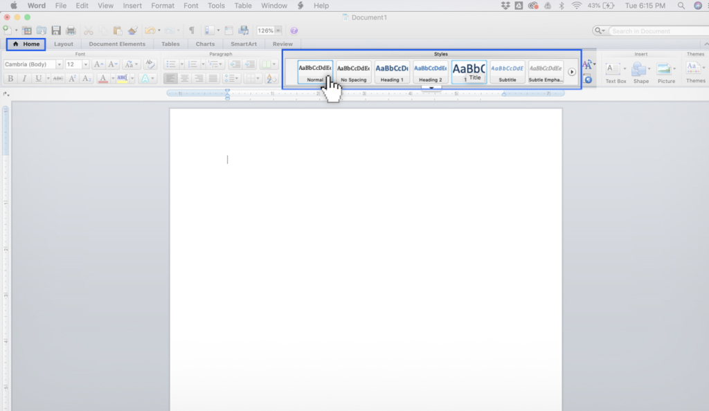 using the style function in