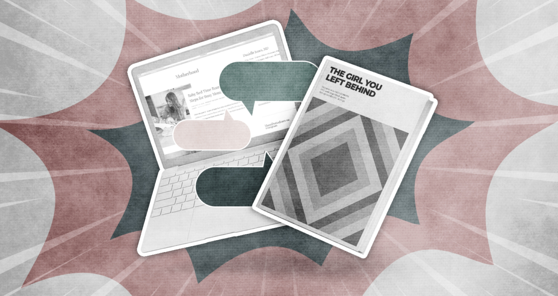 image of a book and a laptop