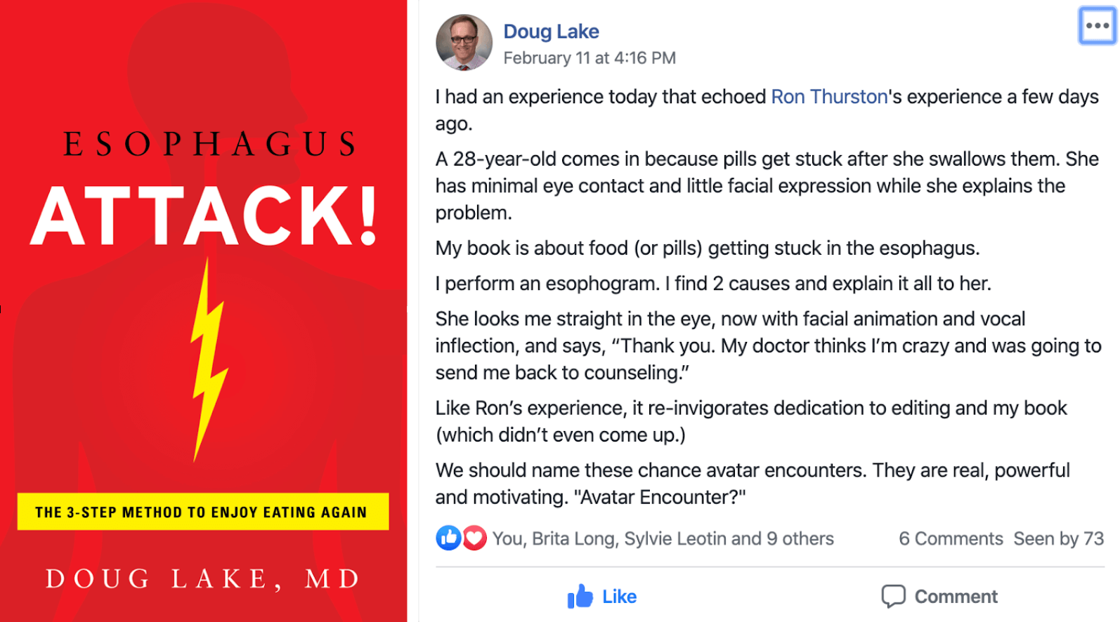 Esophagus Attack: A post from the Scribe Guided Author community