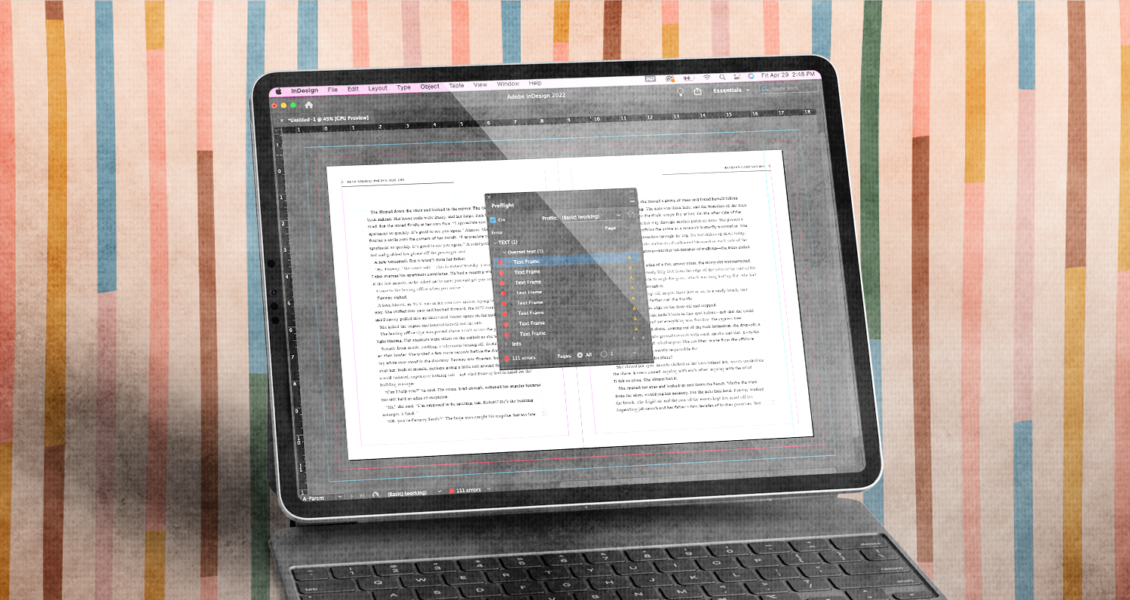 text edit list on laptop