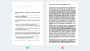 comfortable type example