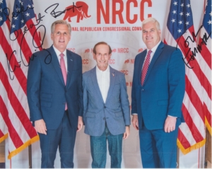 Leader Kevin McCarthy, Dr Wish & Rep Tom Emmer (R-MN)