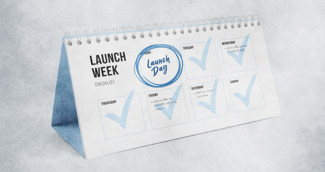 Launch week calendar
