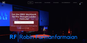 robin farmanfarmaian website screenshot