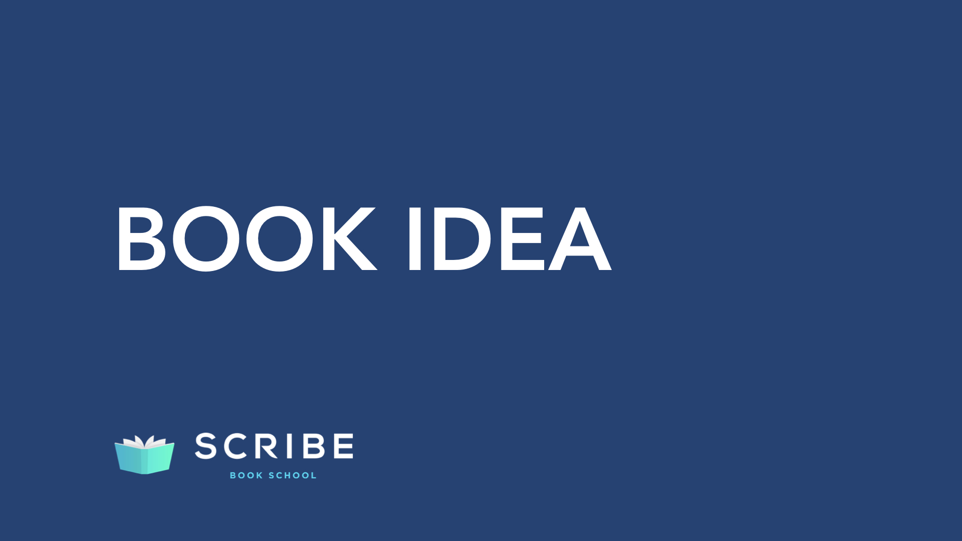 Book Idea