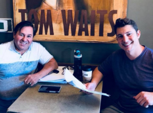 Brian Reese helping fellow veteran