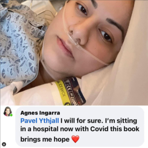 message from reader in hospital with COVID