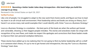 love as a business strategy review 1