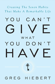 You Can’t Give What You Don’t Have