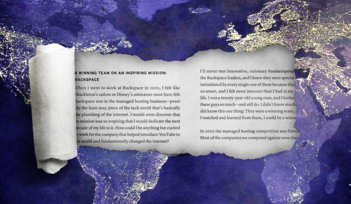 map of the world with a tear revealing a book page