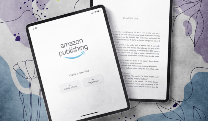 feature image amazon publishing with book on tablet