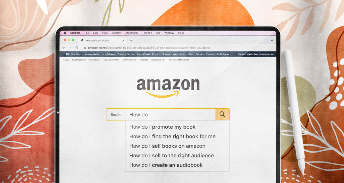 amazon search with suggestions and keywords