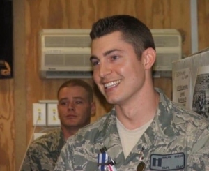 Brian Reese in Afghanistan in 2011
