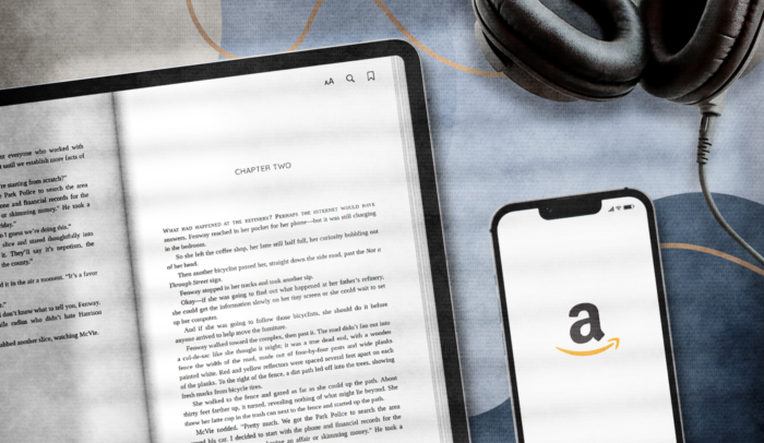 feature image online book preview with amazon app on phone